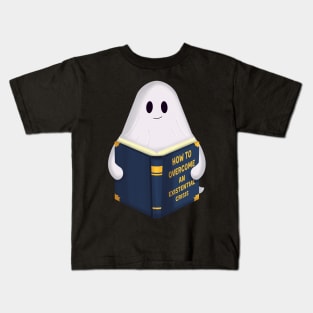 Existential Crisis Book Ghost Kids T-Shirt